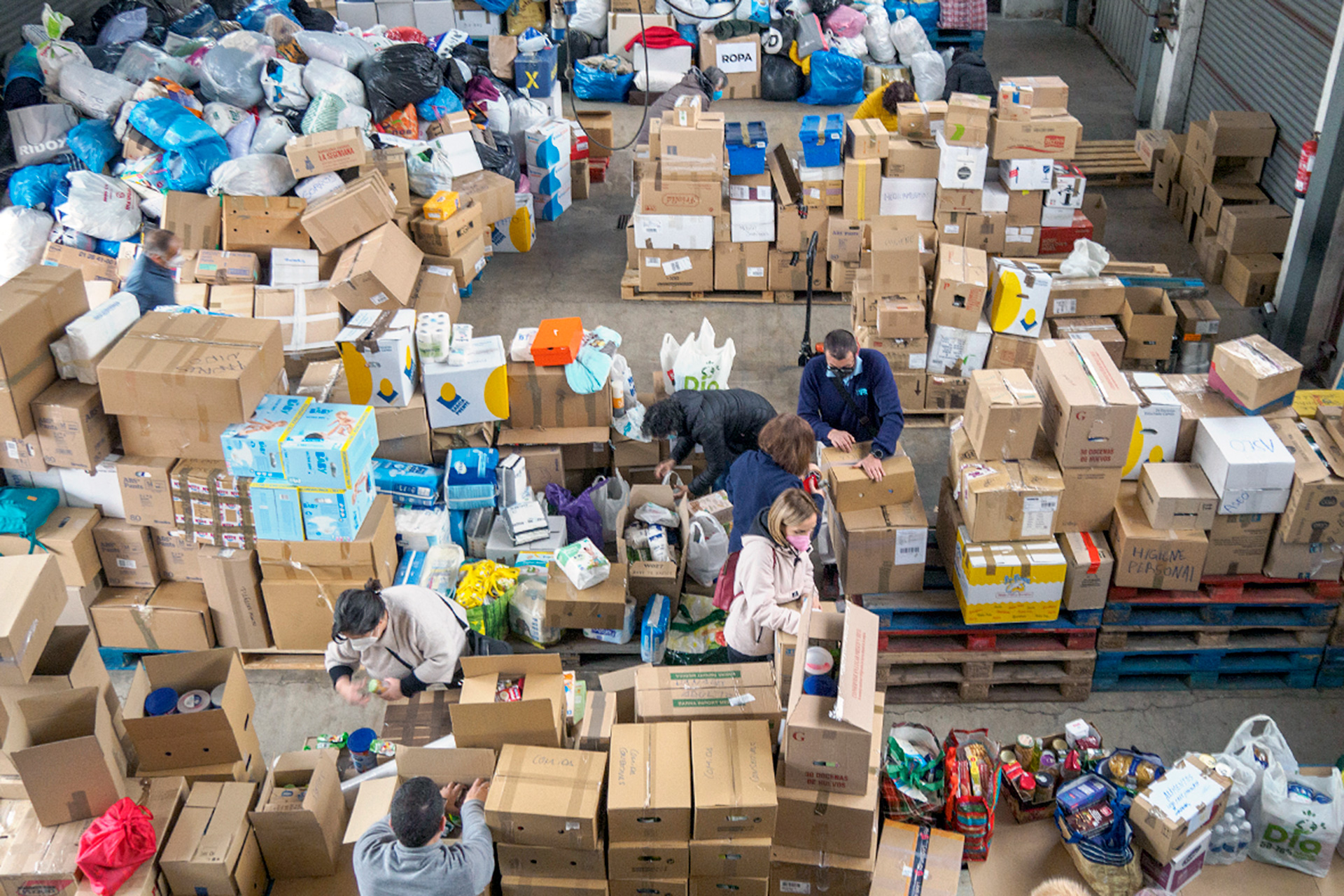 Guerra Ucrania Recogida Material Parque Bomberos KAM4311