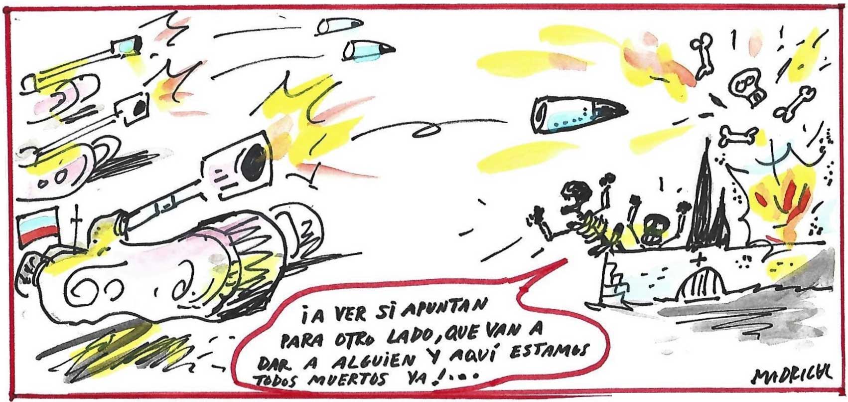 Madrigal Bombardeos sobre muertos