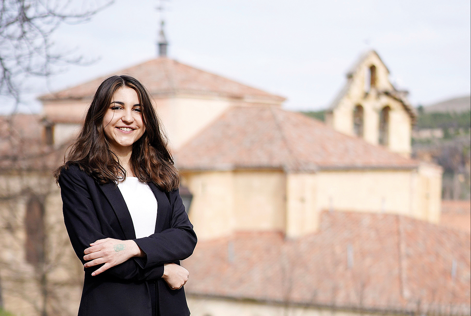 Margarita Peces estudia segundo curso de Relaciones Internacionales en Segovia. / ROBERTO ARRIBAS