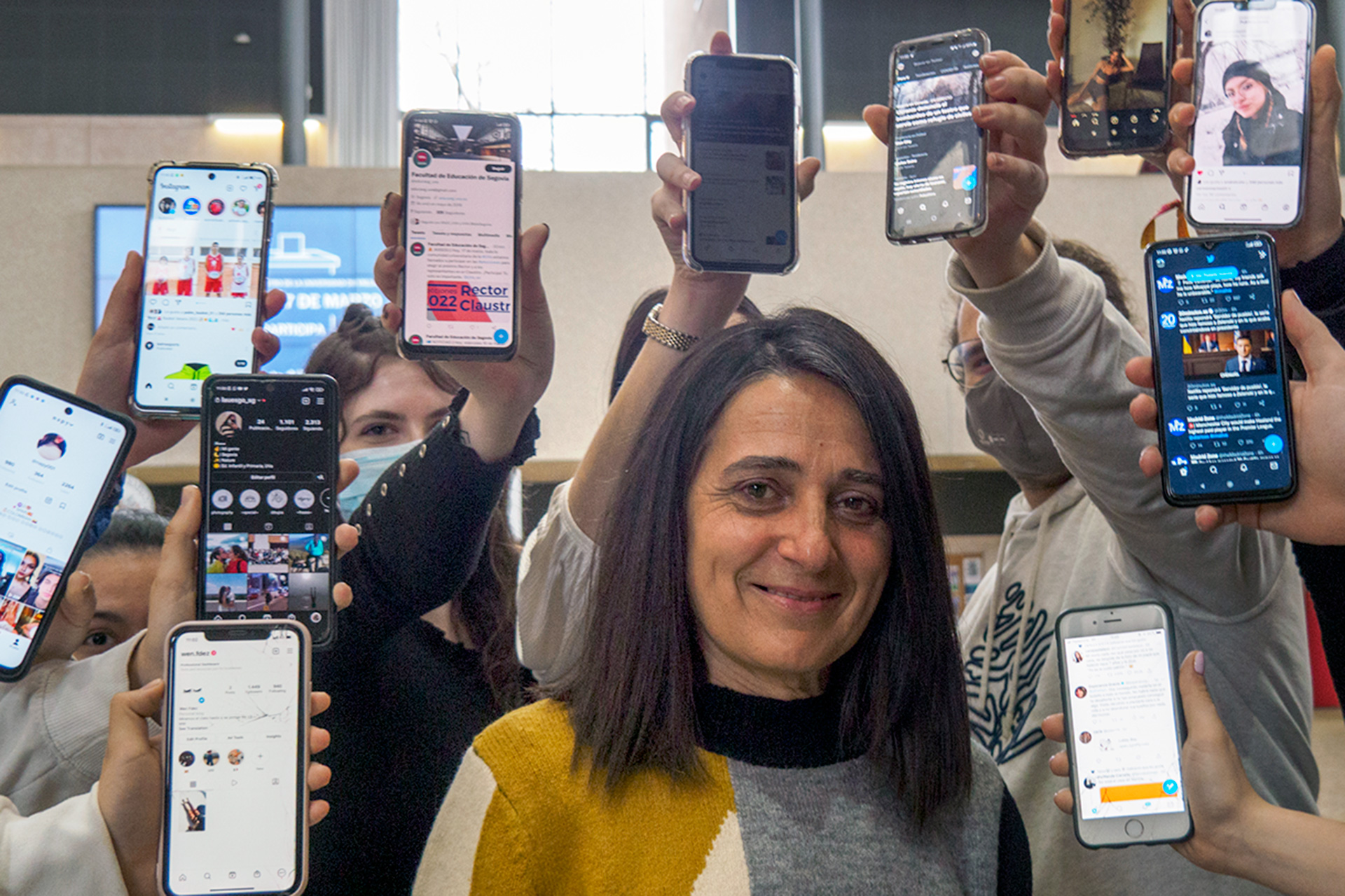 De Frutos forma parte de una investigación que aborda la opinión que suscitan los contenidos en las redes. / KAMARERO