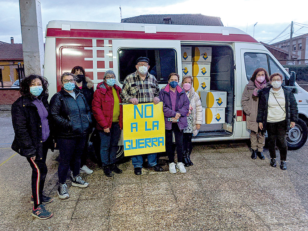 La Asociación Cultural ‘Los Azafranales’ organiza una recogida de enseres para Ucrania. / DAVID RUBIO