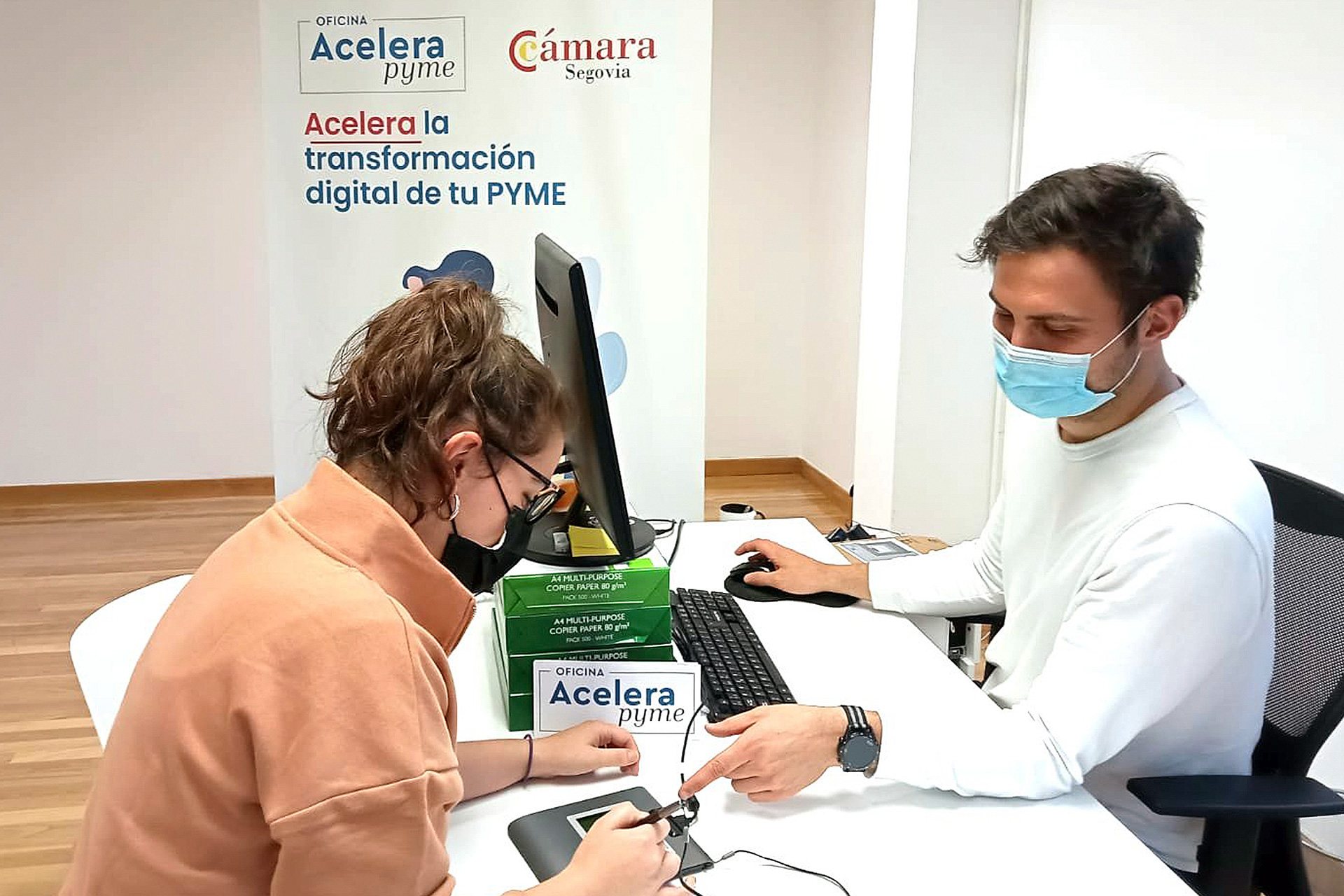 La oficina ofrece información a los emprendedores. /E.A.