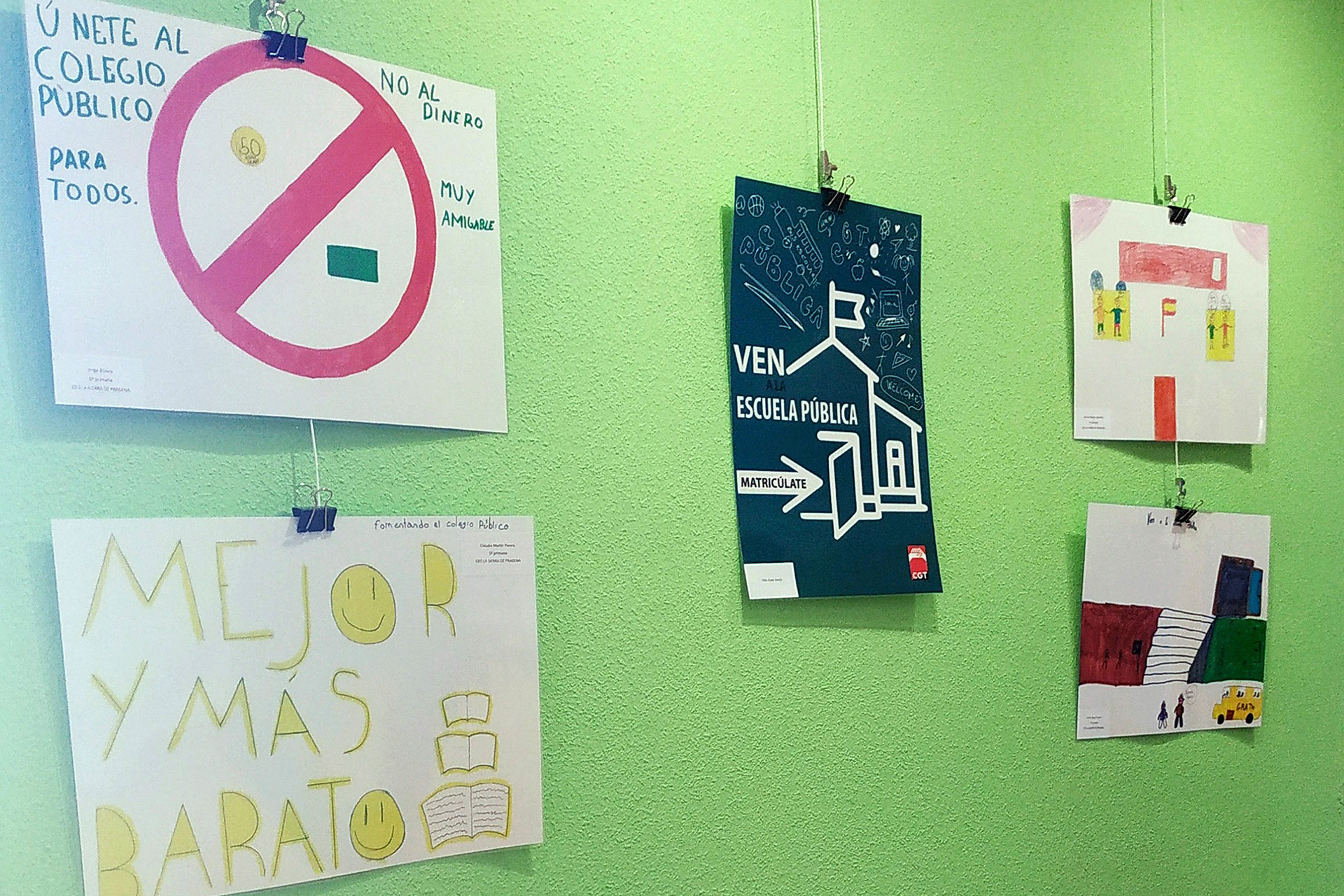 casa joven expo cgt carteles escuela publica 3