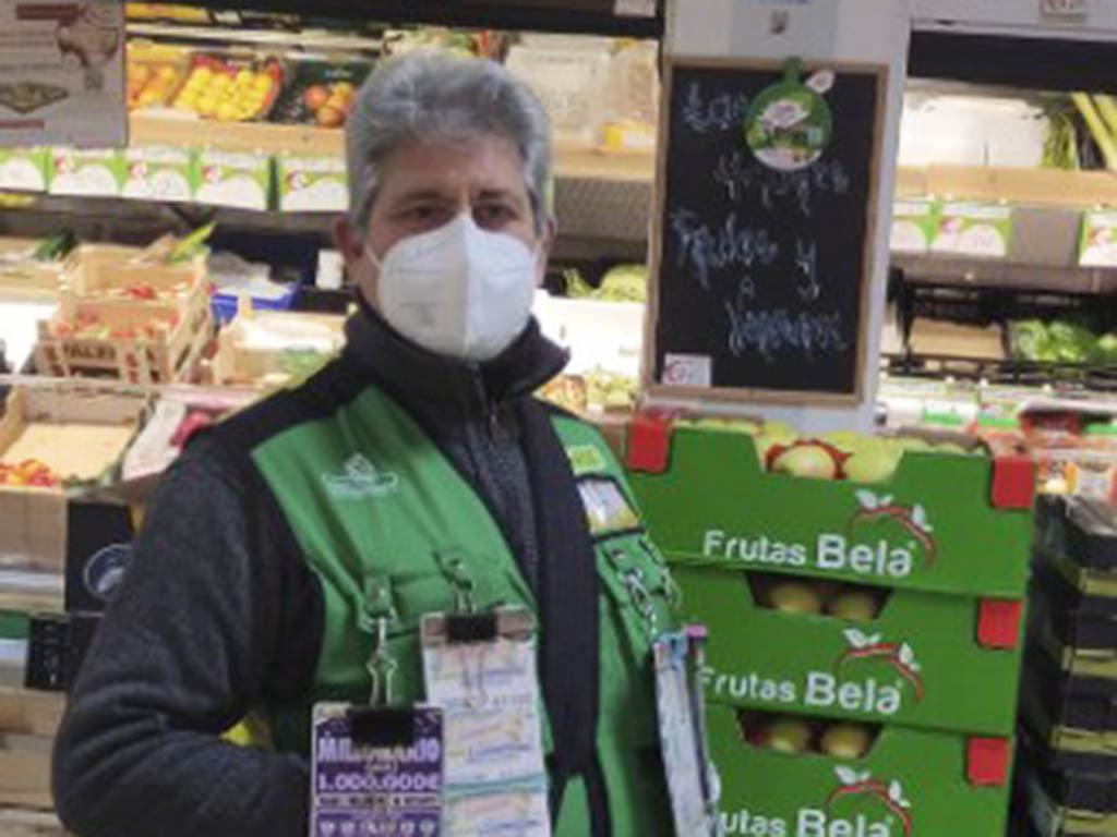 Vendedor del rasca premiado de la ONCE. / EL ADELANTADO