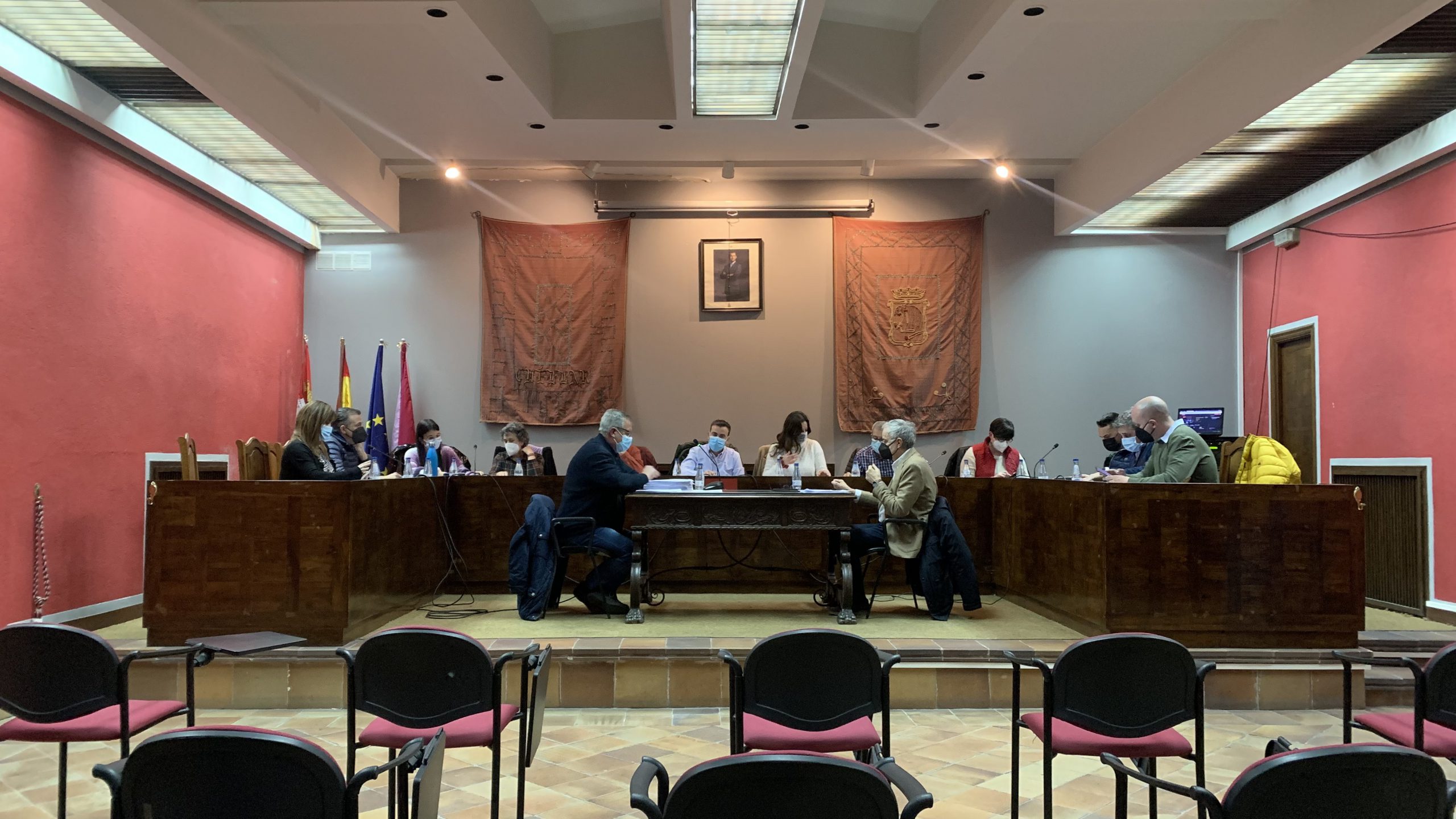 Pleno del Ayuntamiento de Cuéllar. / C.N.