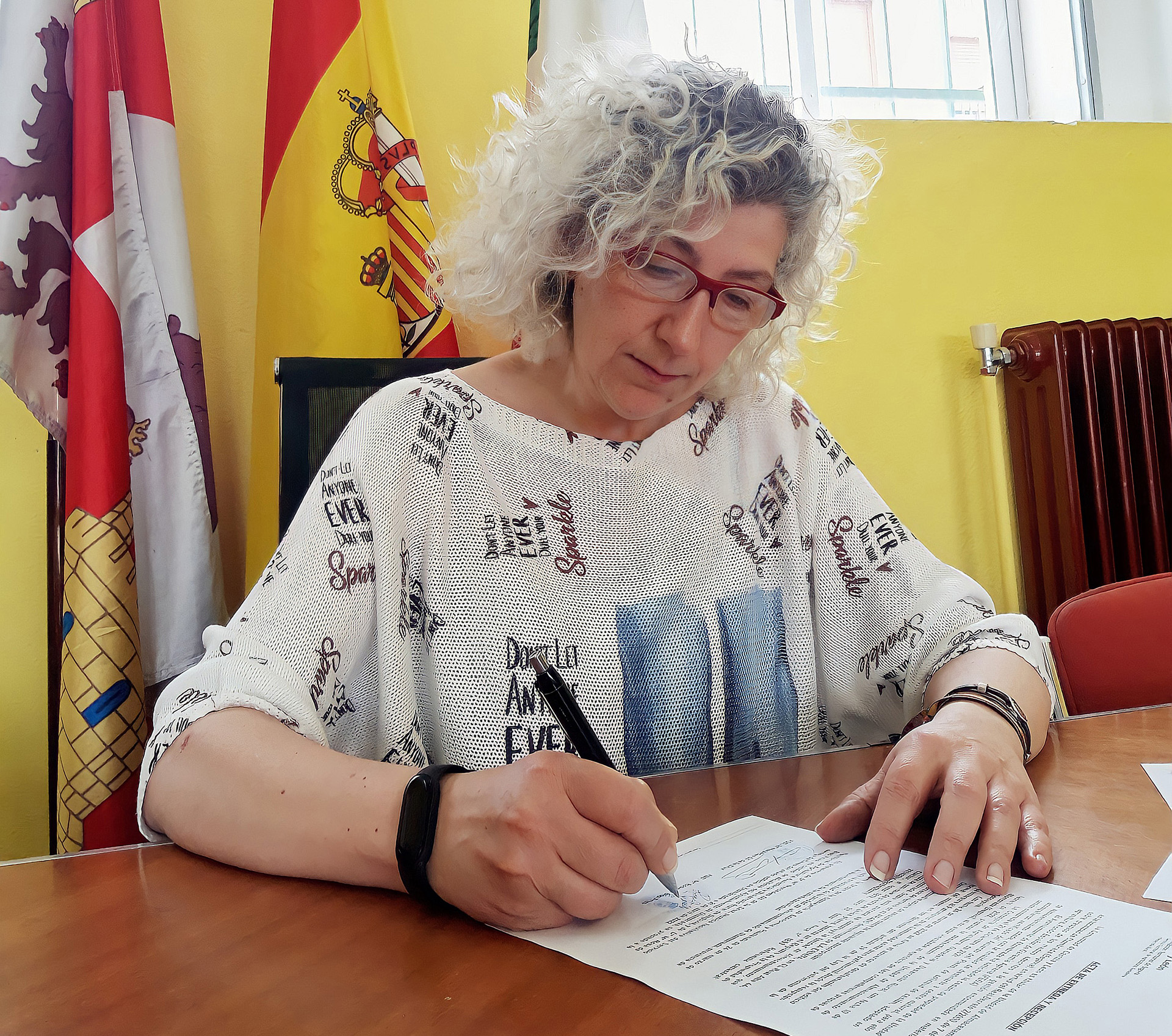 alcaldesa de olombrada