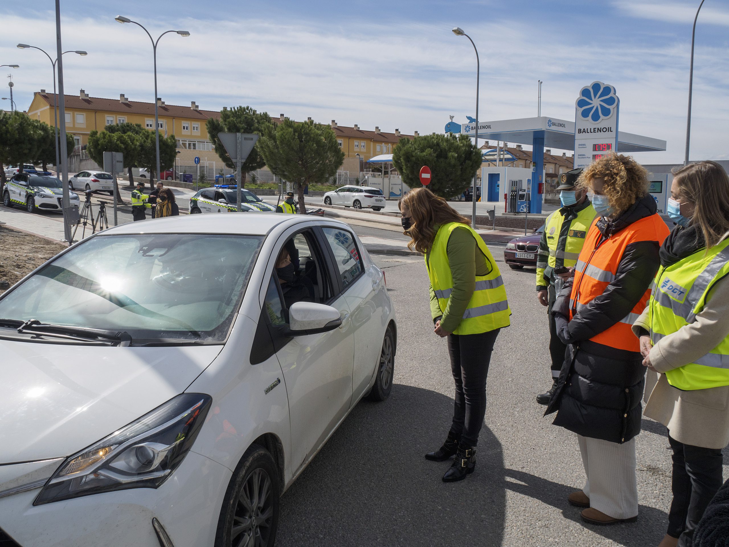 Virginia Barcones presentó en Segovia la nueva campaña de vigilancia de la DGT. / KAMARERO