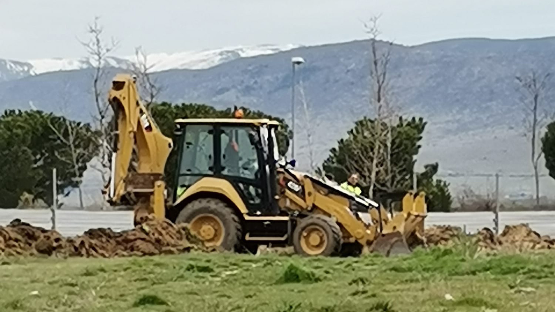 Movimiento del terreno en la parcela de Nueva Segovia. /EA