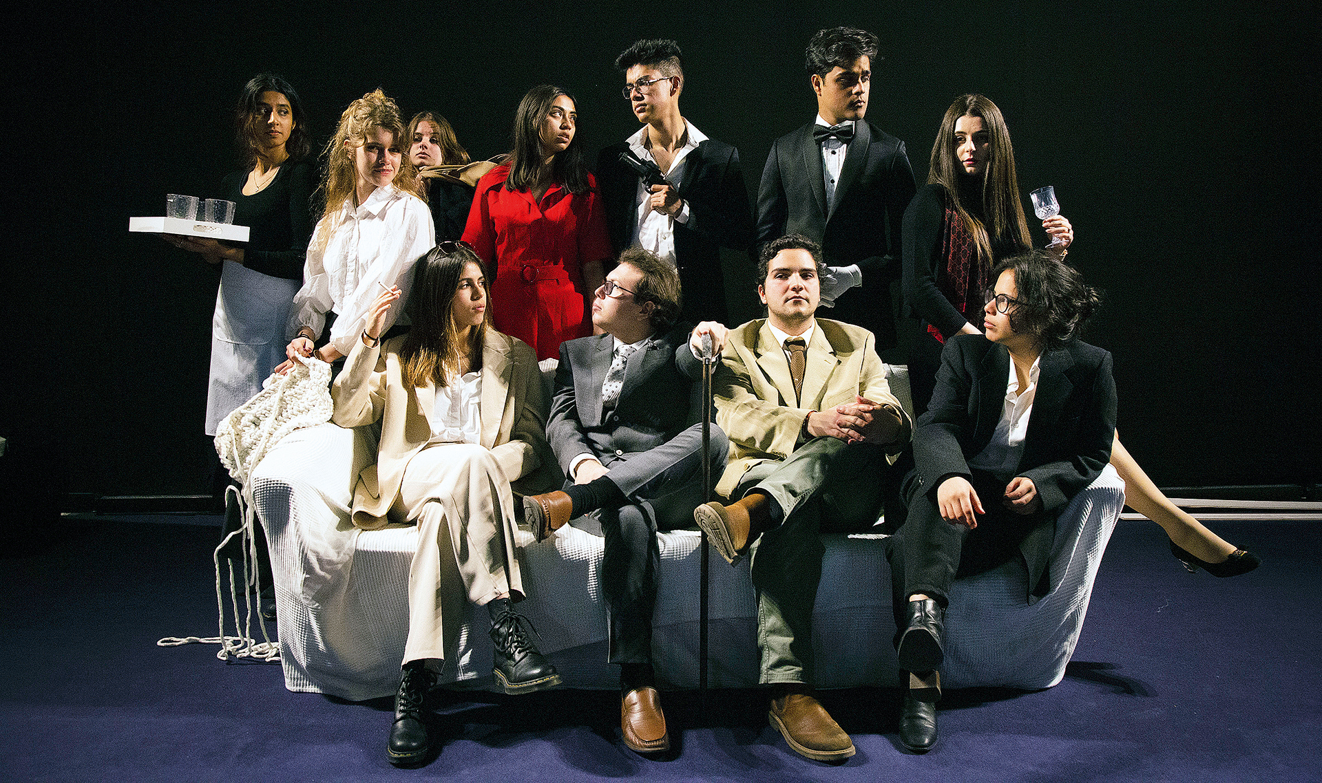 Una imagen del elenco de actores que han representado la obra en Segovia. Miriam Anne Cooper.