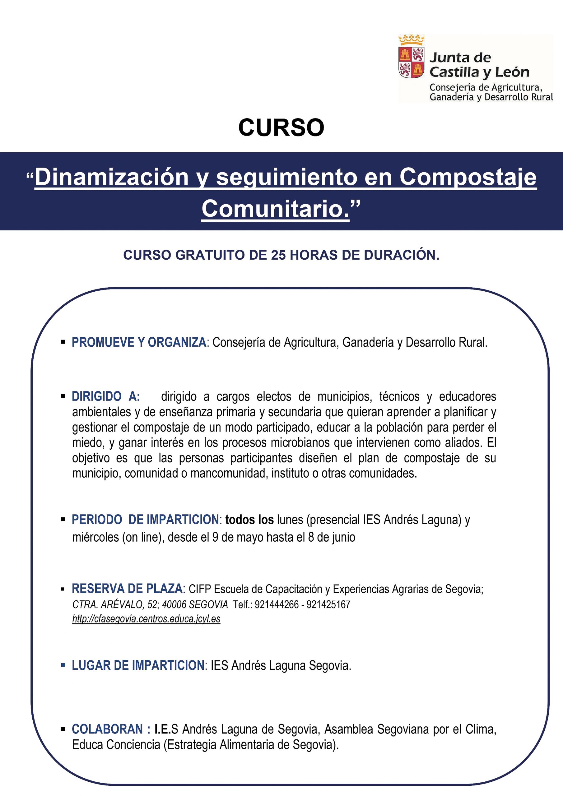 CARTEL COMPOSTAJE COMUNITARIO