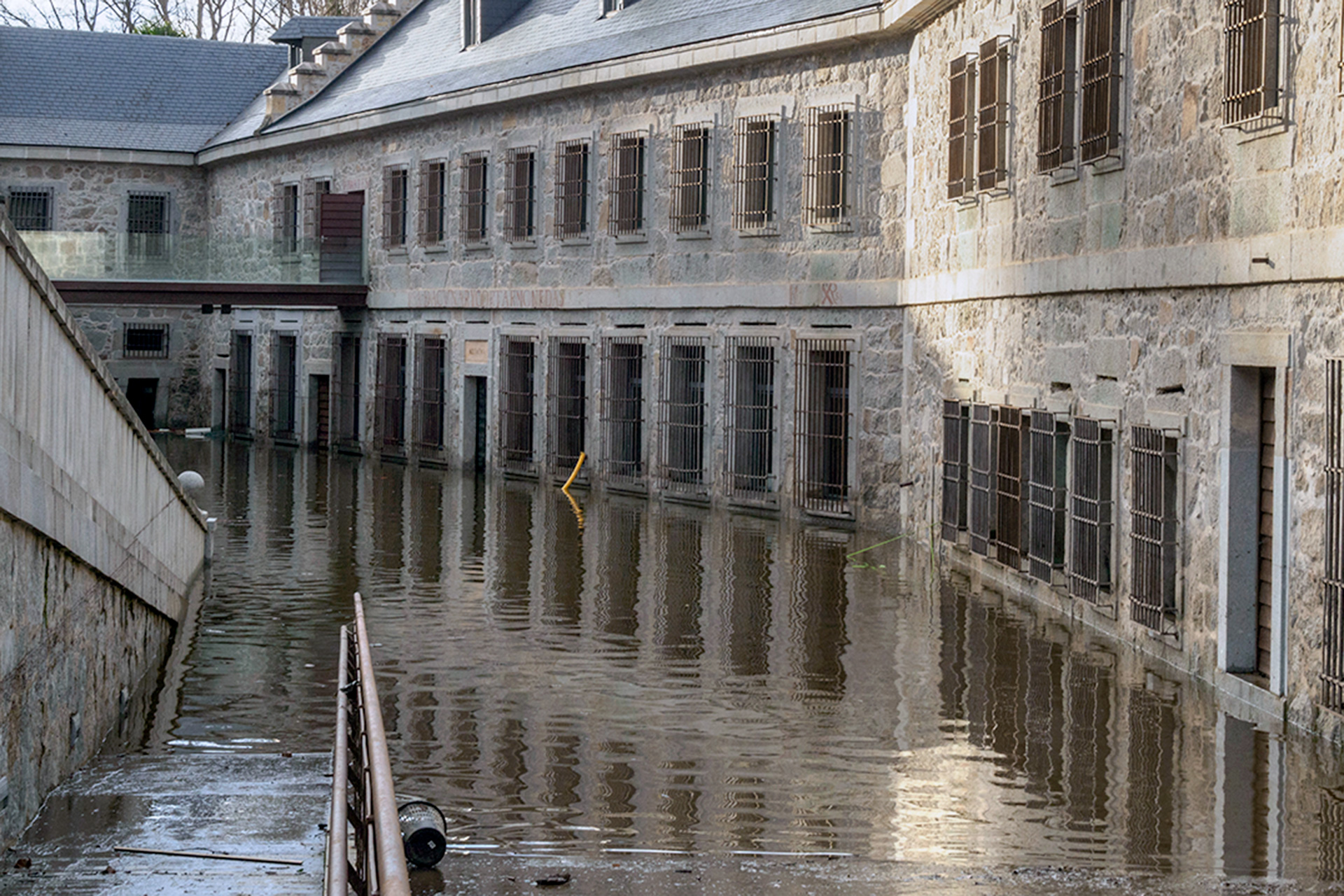 La última inundación importante de la Casa de la Moneda se produjo en diciembre de 2020. / Kamarero