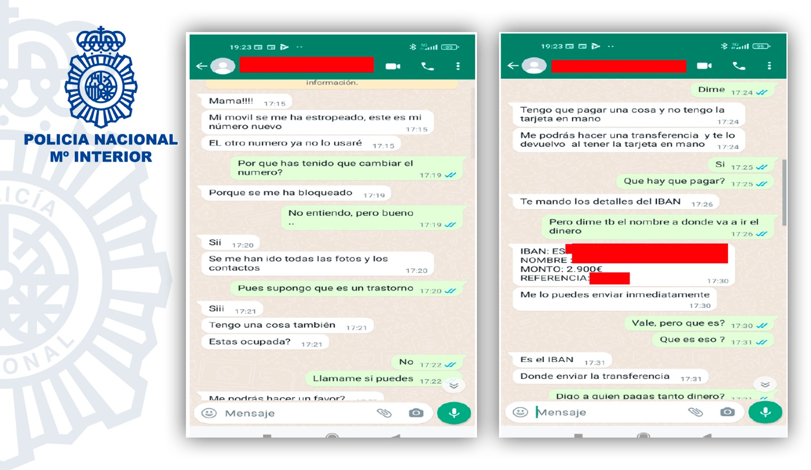 Alertan de una estafa en WhatsApp en la que simulan ser un familiar en apuros 1 Estafa WhatsApp