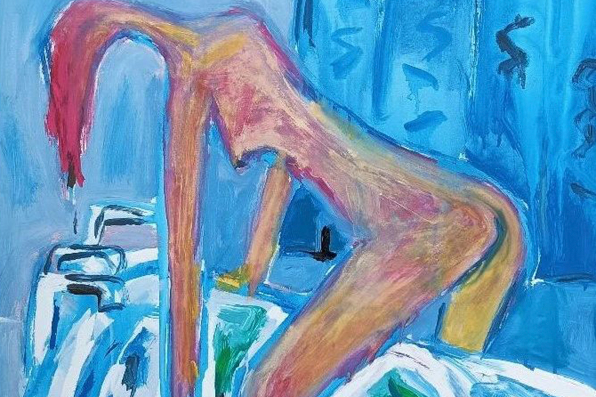 Obra titulada ‘Margarita y su esponja’, de Antonio Madrigal. / E. A.