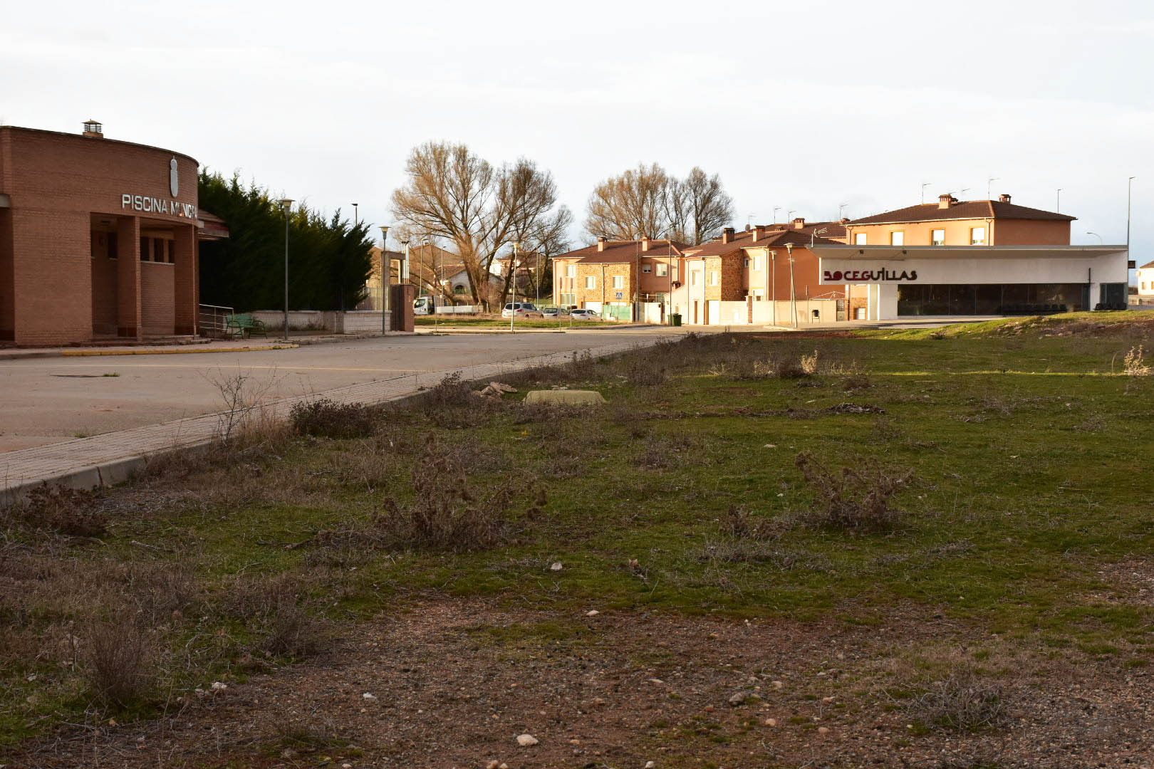 Parcela de Boceguillas, en la que puede asentarse el parque de bomberos del nordeste. / A.M.