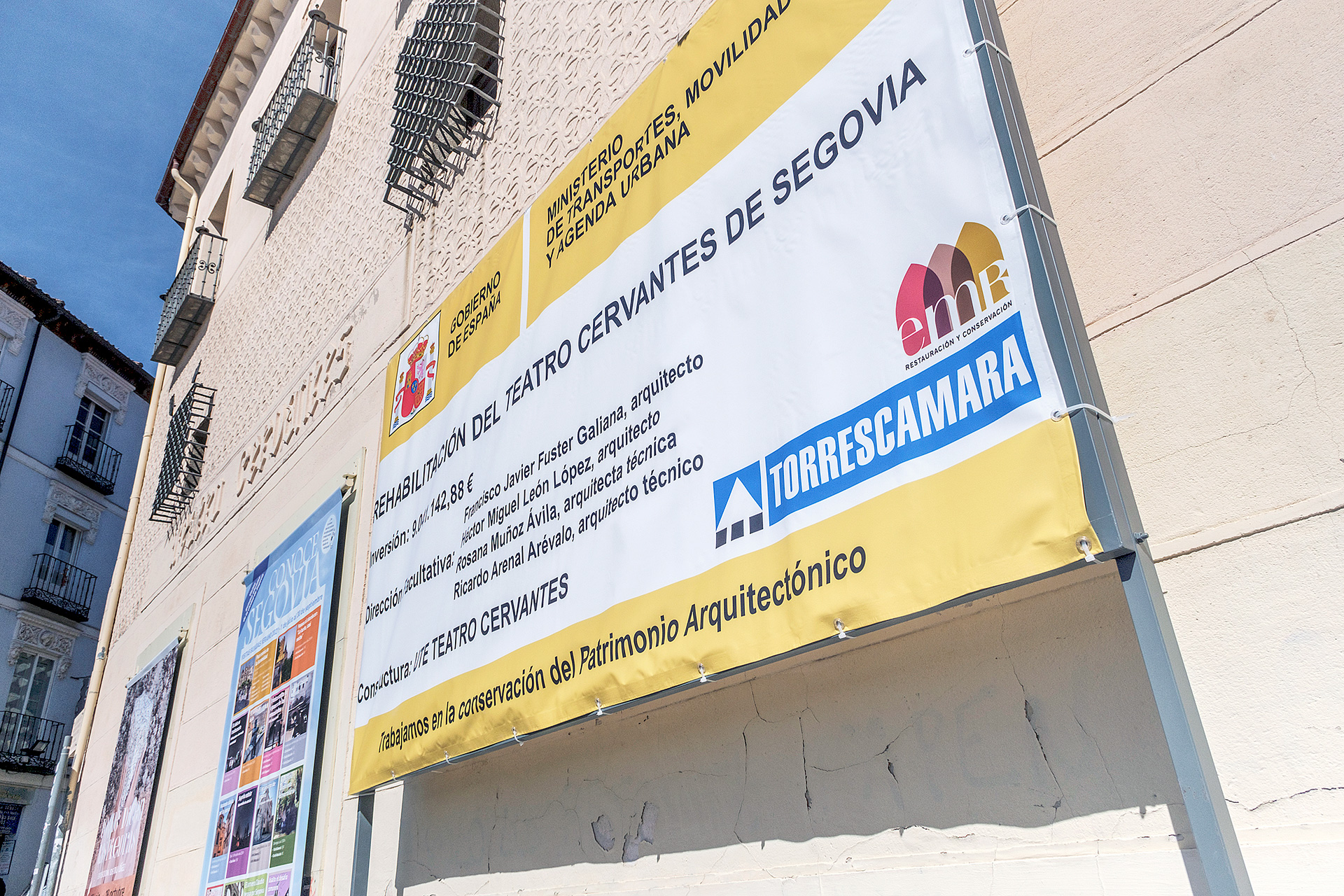Teatro Cervantes Cartel Rehabilitacion KAM3679