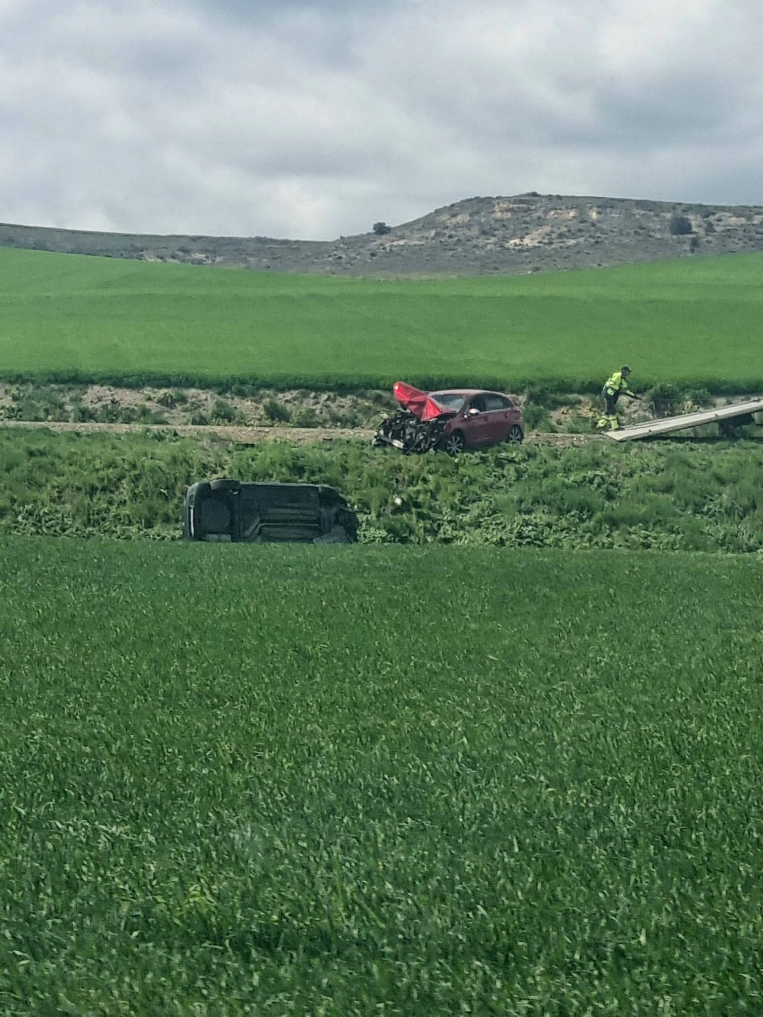 Accidente en Arroyo de Cuéllar. / EL ADELANTADO