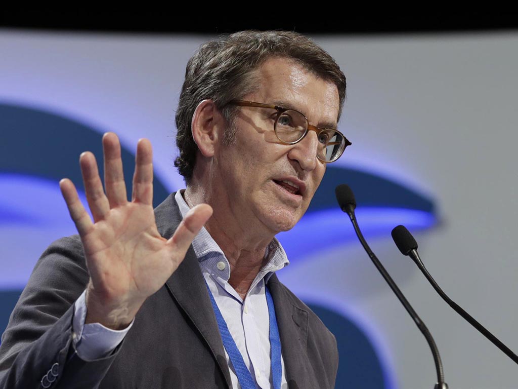 Feijóo marca distancias con Vox e insta a cumplir el pacto con Mañueco 1 Alberto Núñez Feijóo. / EFE - JULIO MUÑOZ