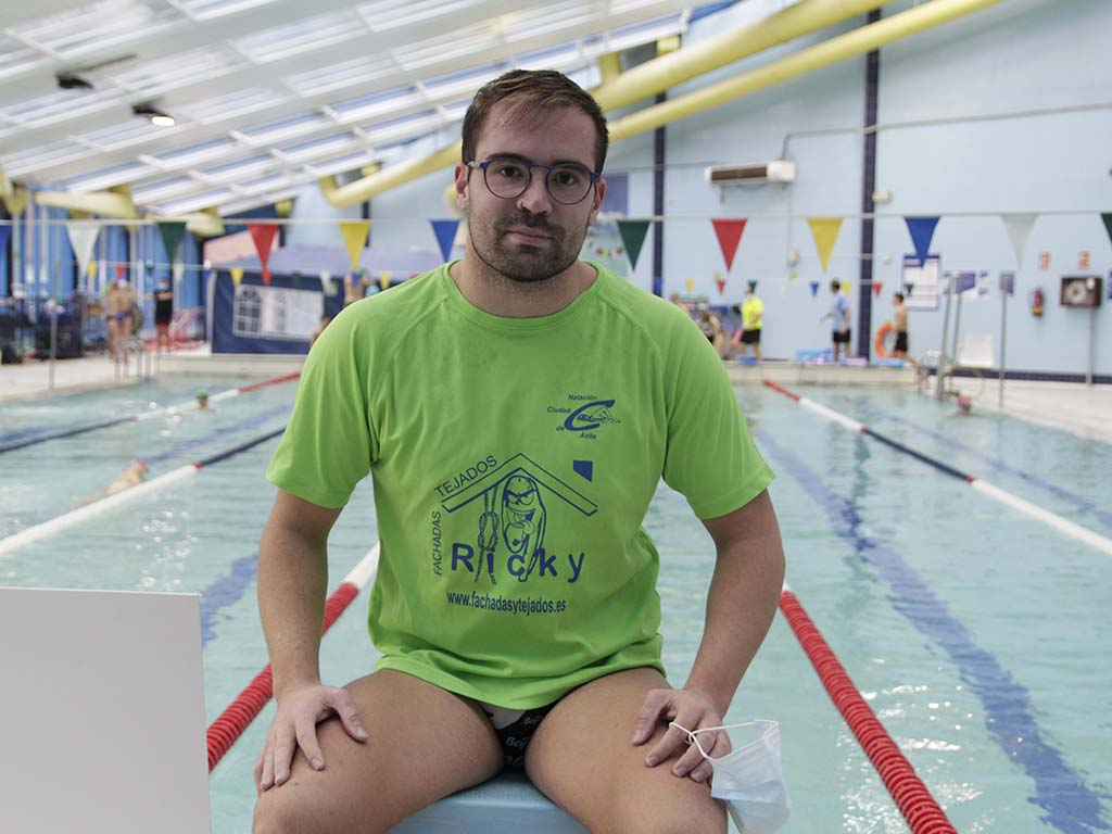 El nadador segoviano Álvaro de Frutos. / NEREA LLORENTE