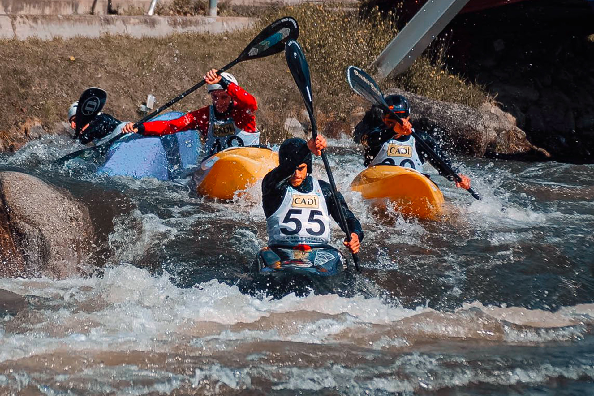 David Llorente, en el selectivo nacional de la modalidad Xtrem./ E.A.