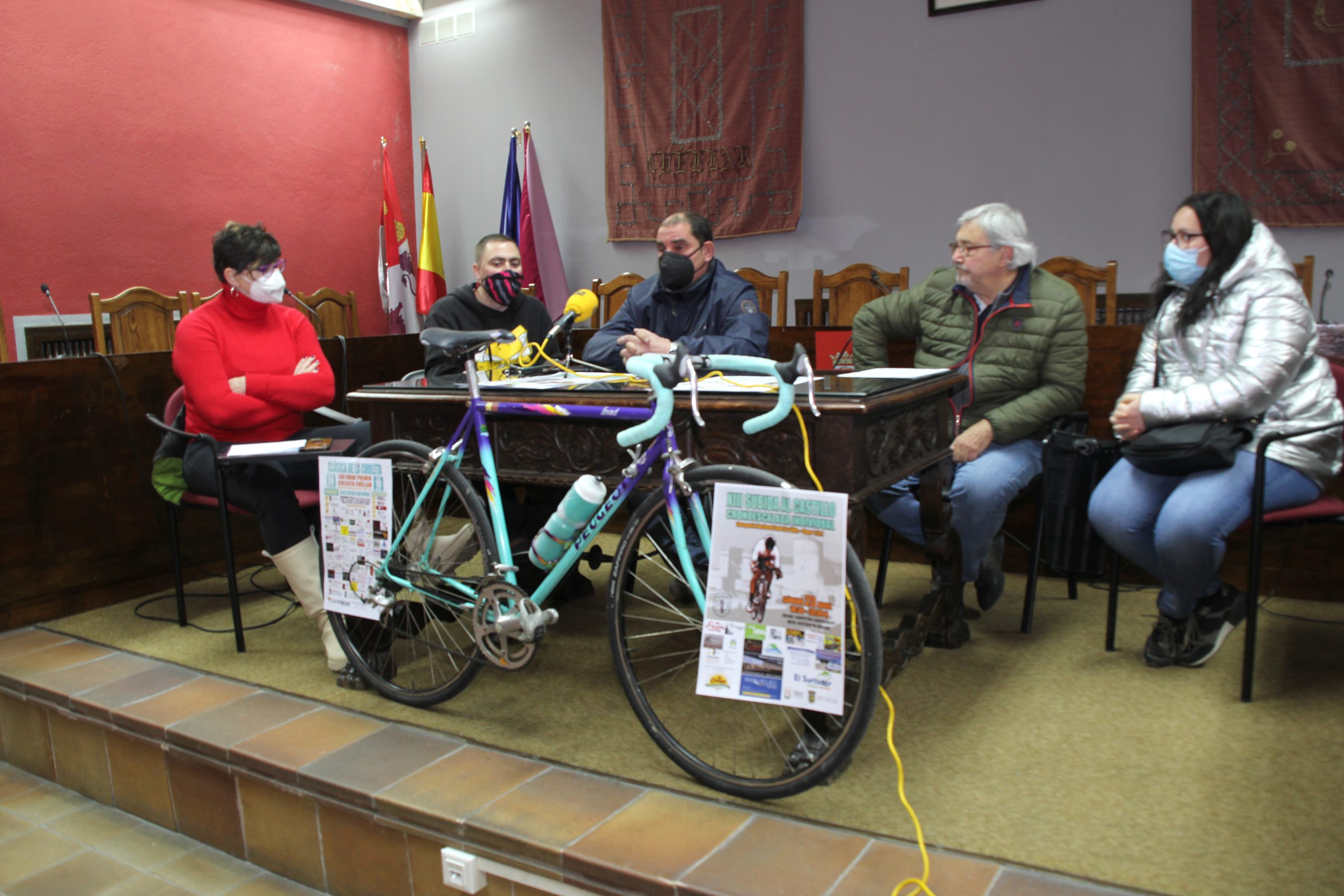 Presentación de la prueba ciclista de 'La chuleta'. / C.N.