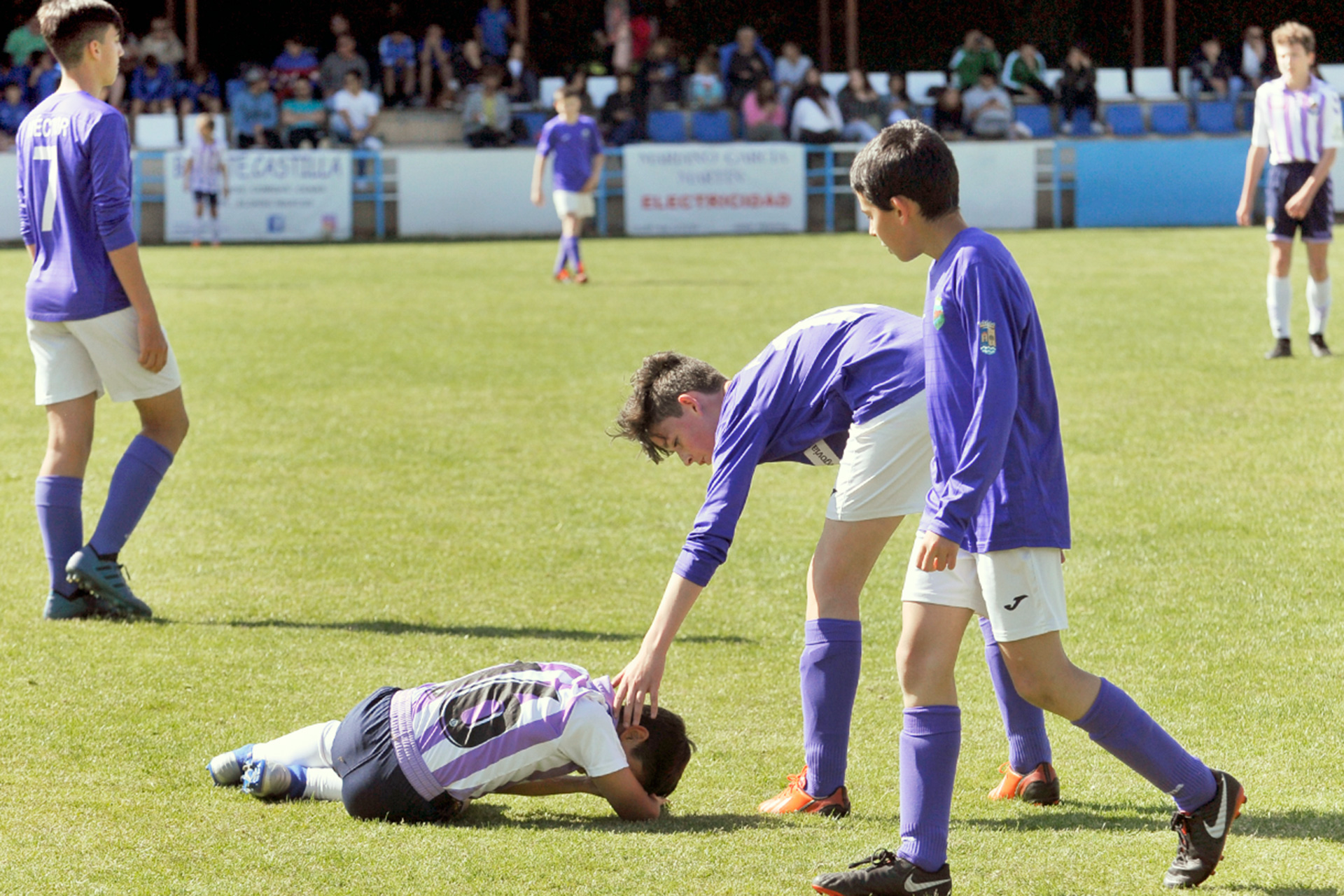 Deportiva imagen de un encuentro de la última edición de la Real Sitio Cup./ NEREA LLORENTE