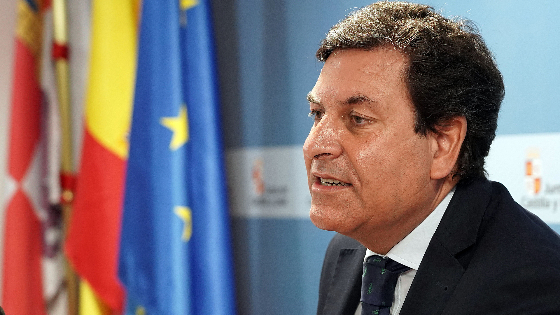 El consejero de Economía y Hacienda, Carlos Fernández Carriedo.