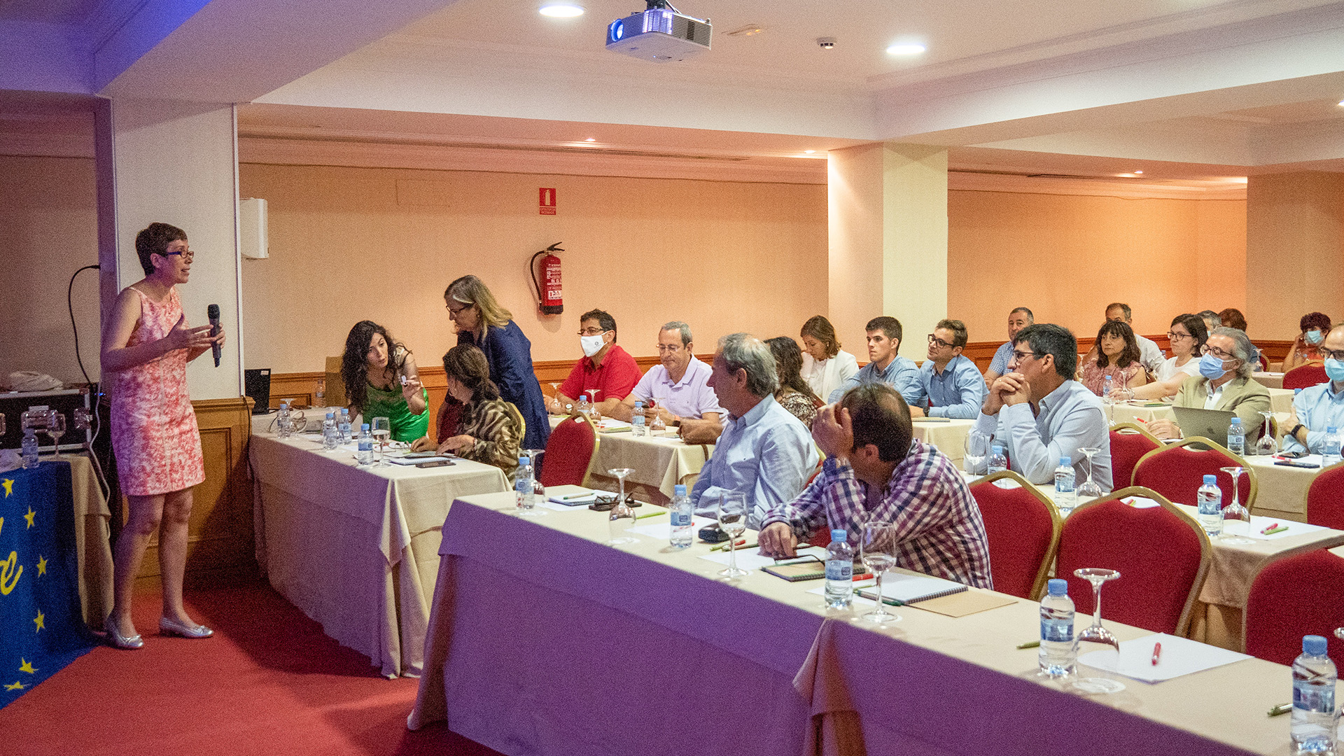Un momento de la presentación que tuvo lugar ayer ante numerosos ganaderos.