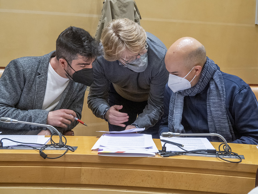 Guillermo San Juan, Jesús García Zamora y Ángel Galindo