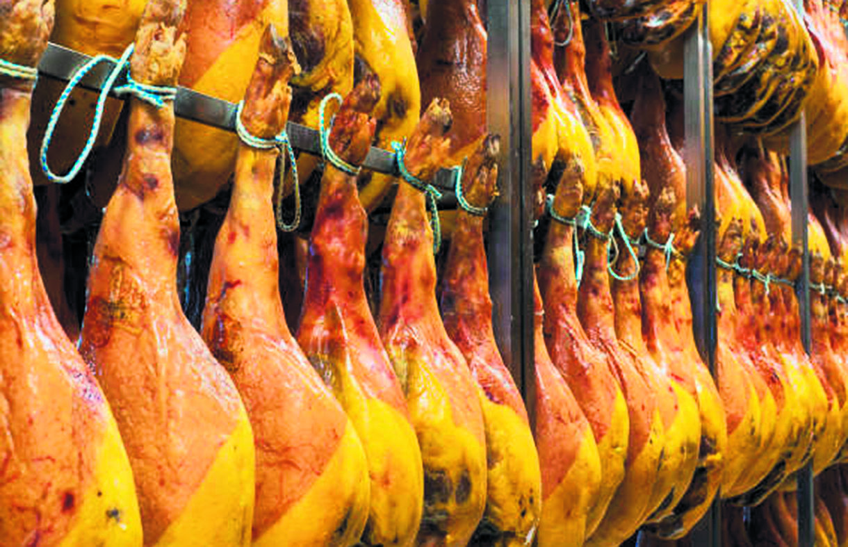 Secadero de jamones. / NEREA LLORENTE