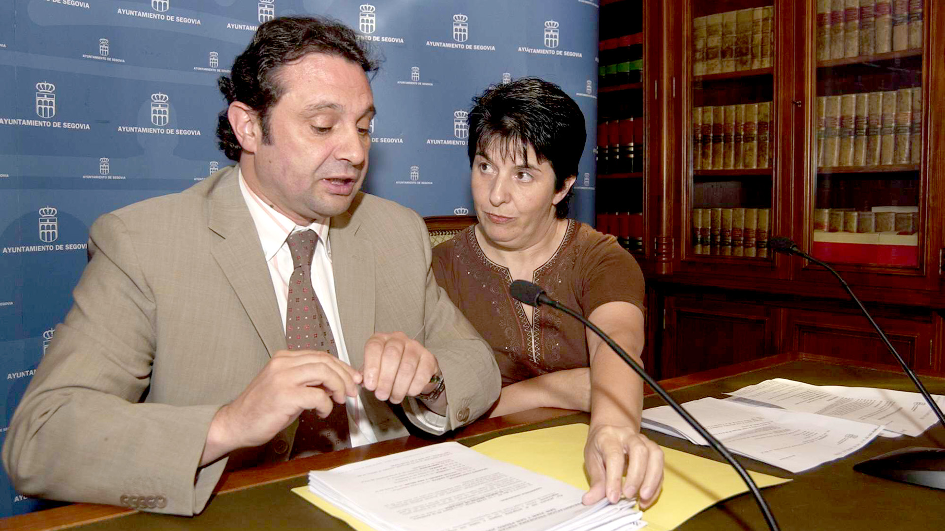 Pedro Arahuetes y Clara Luquero