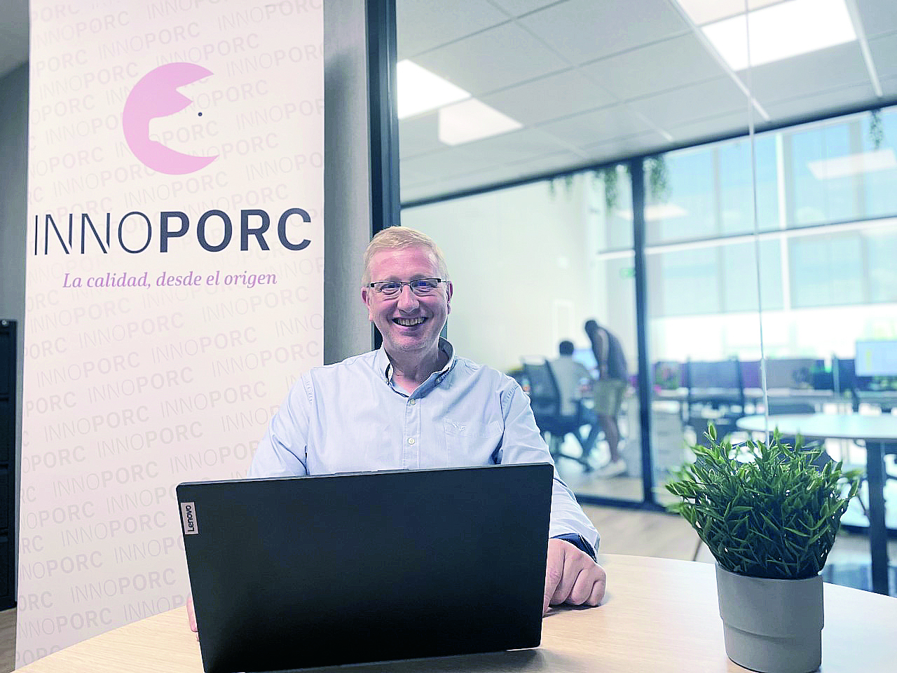 Carlos Lázaro, responsable departamento de RRHH de Innoporc.