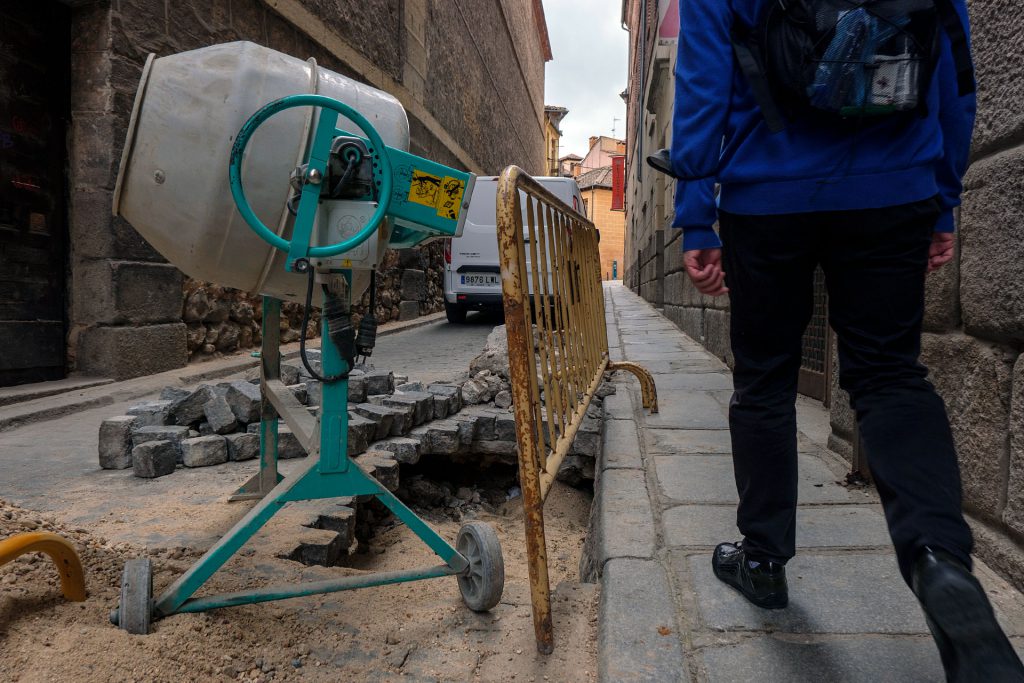 Calle Valdelaguila Socavon Obras KAM2854