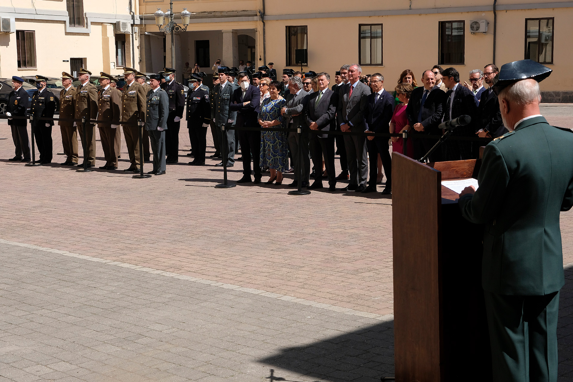 Acto por el 178 aniversario de la Guardia Civil. / KAMARERO
