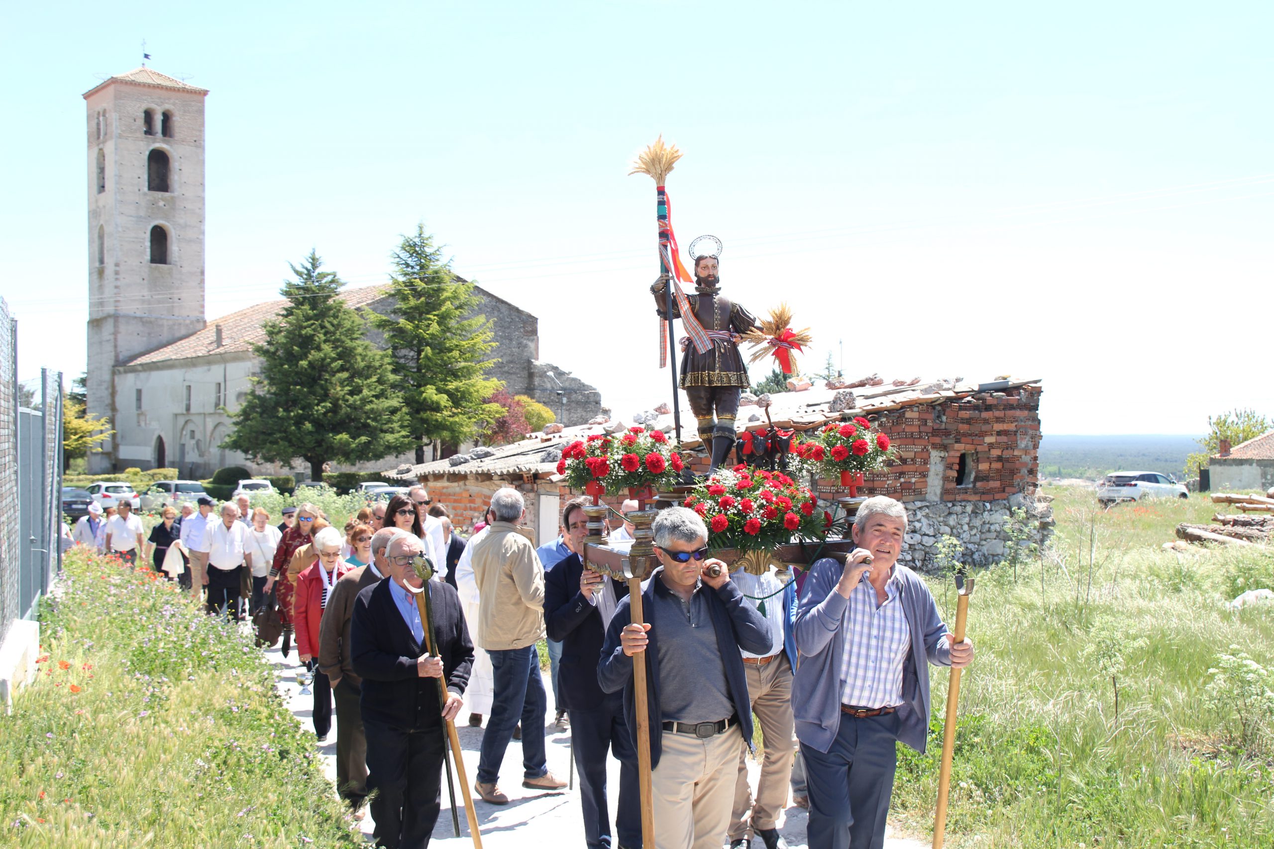 Celebración de San Isidro en Cuéllar, en una pasada edición. / J. GONZÁLEZ
