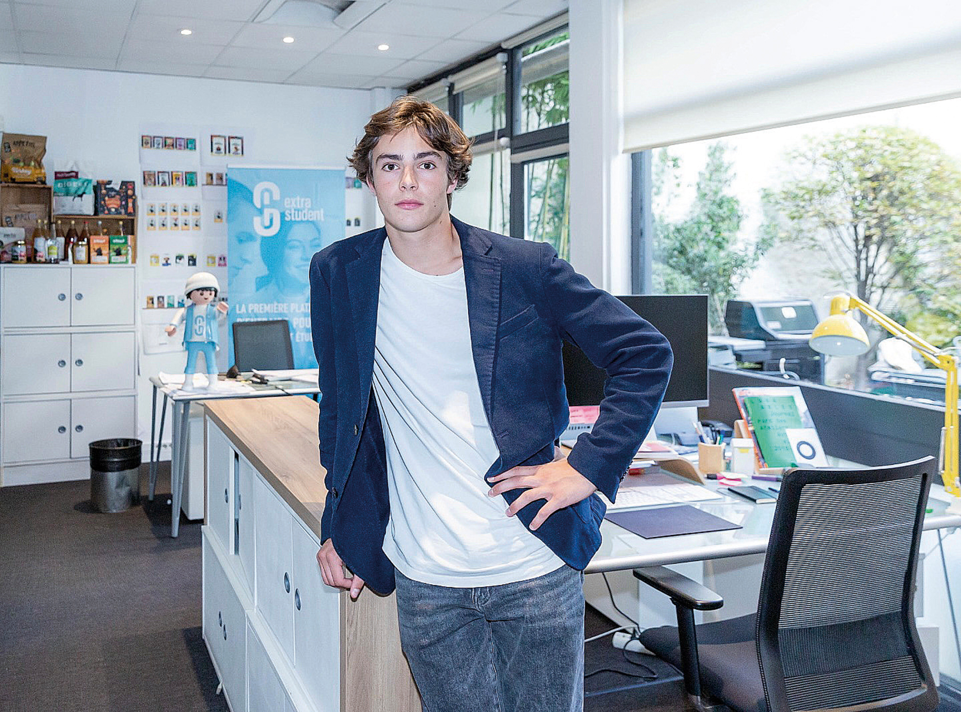 Jules Simiand Brocherie estudia segundo año de Administración de Empresas en Segovia. IEU.