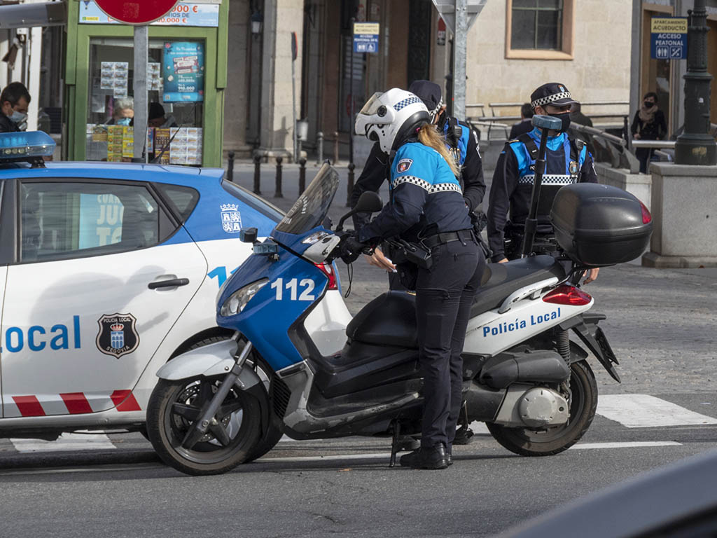 Intervención de la Policía Local de Segovia. / KAMARERO