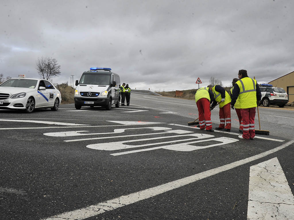 Accidente en la carretera Palazuelos. / KAMARERO