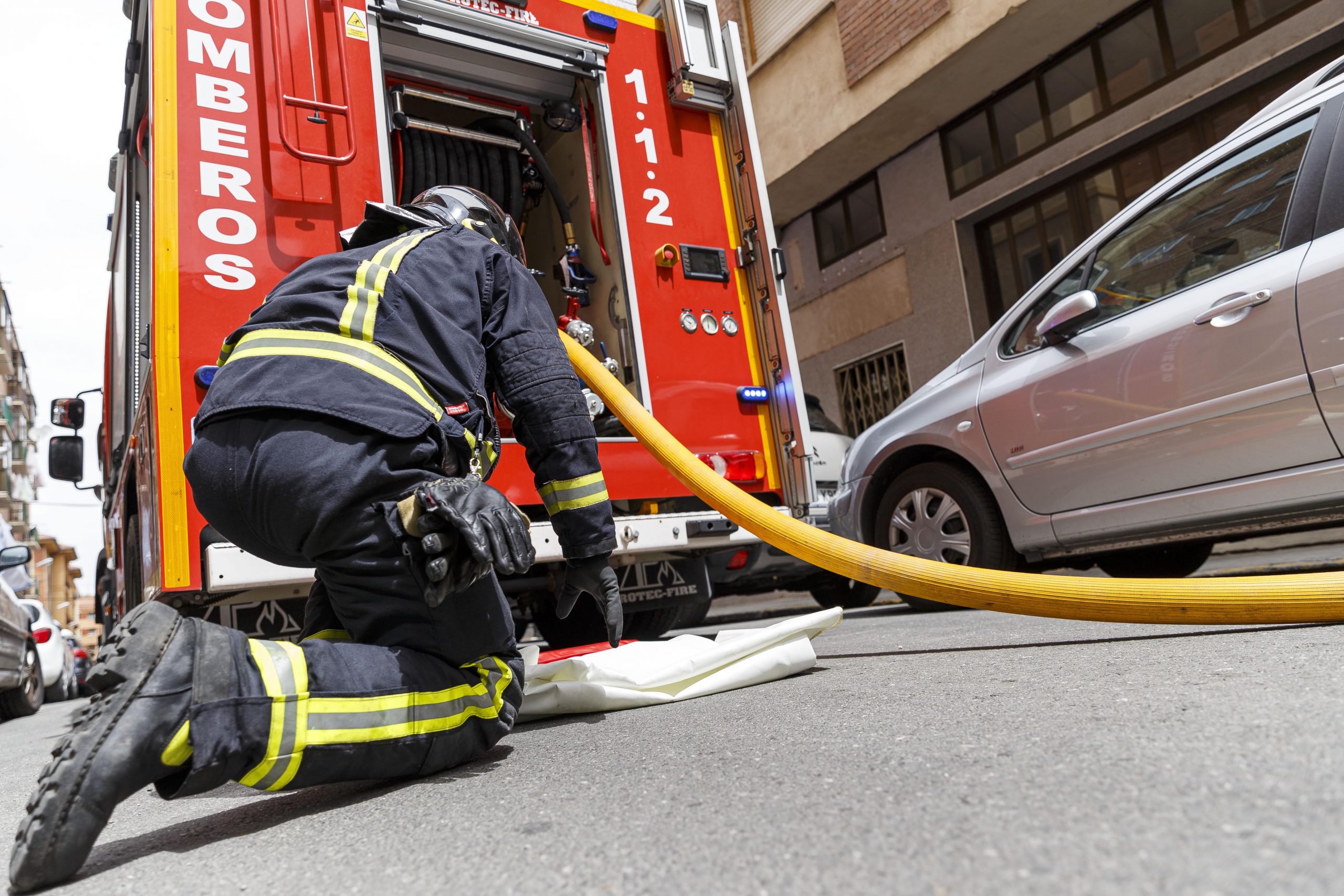 Actuación de los bomberos de Segovia. / ICAL - NACHO VALVERDE