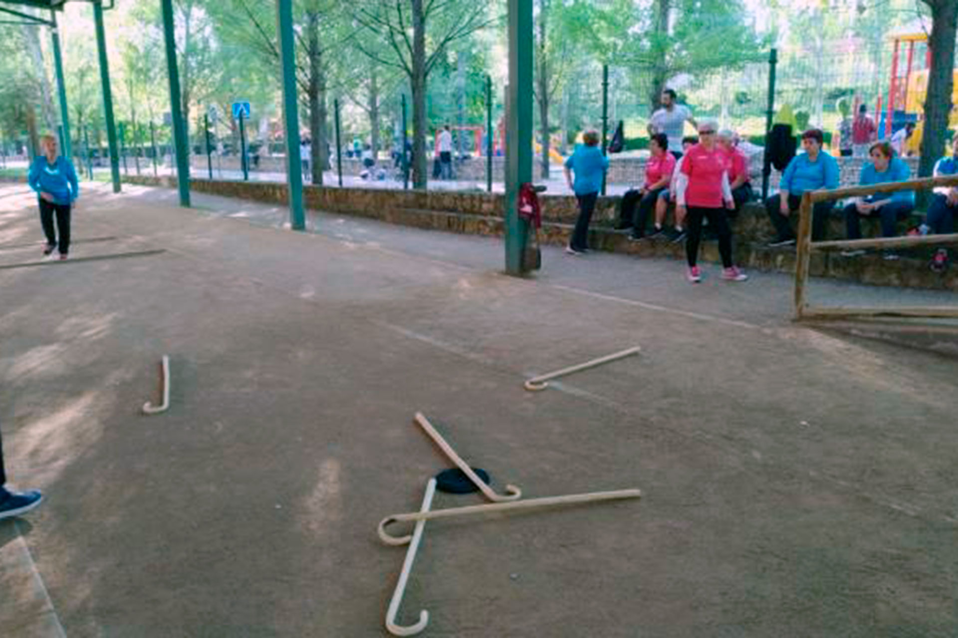 La monterilla fue una de las protagonistas de la semana en los juegos autóctonos./ DELEGACIÓN