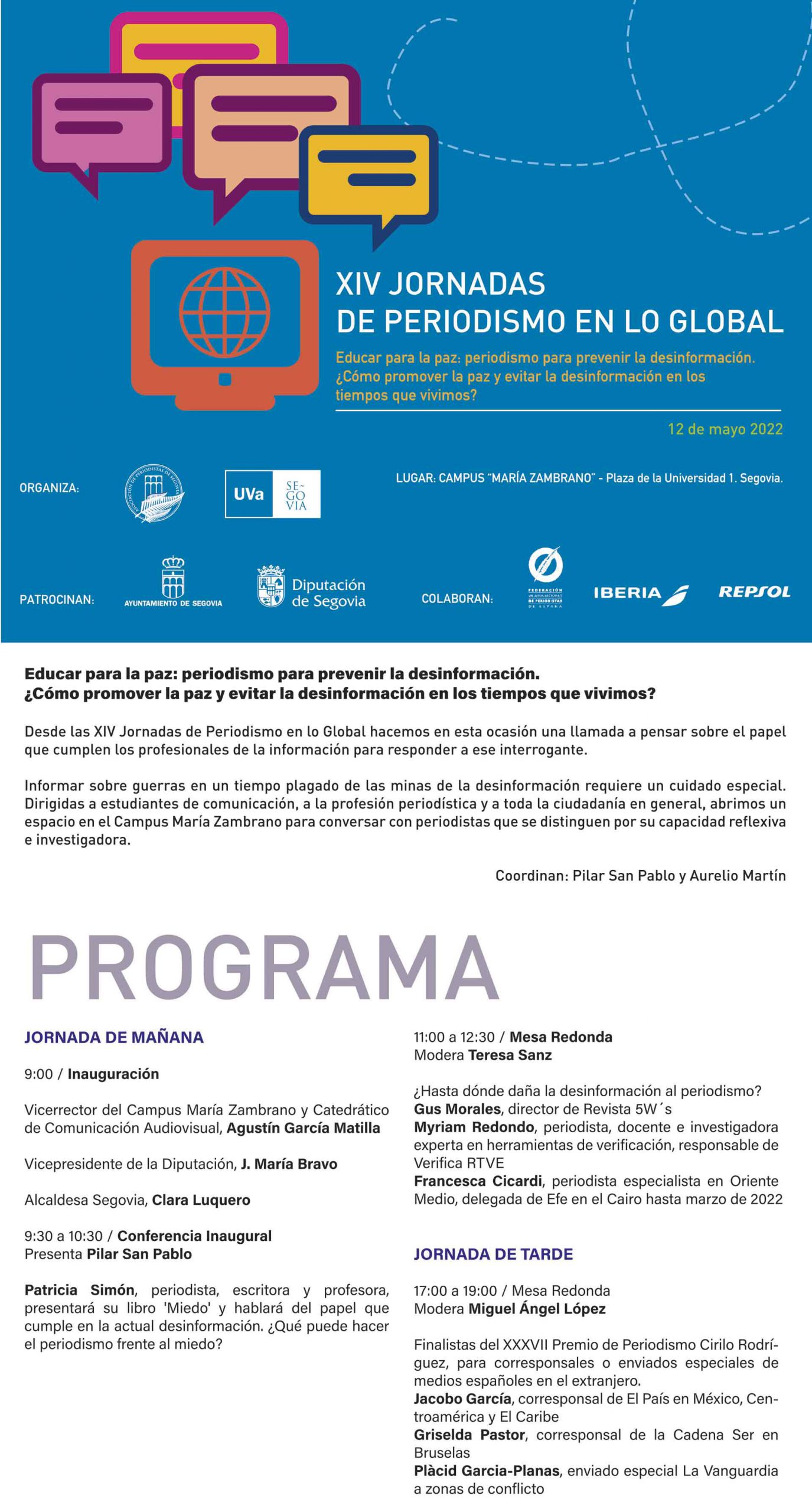 ¿Qué puede hacer el periodismo ante el miedo y la desinformación? 2 web XIV Periodismo en lo Global scaled