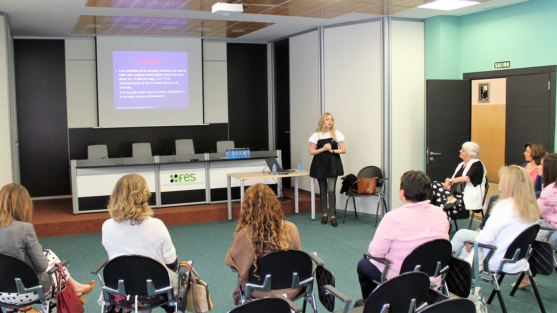 Ángeles Carmona, en la FES. / EL ADELANTADO