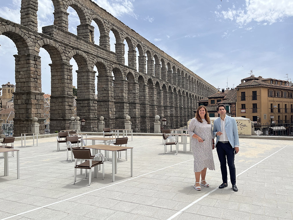 terraza de Santa Columba
