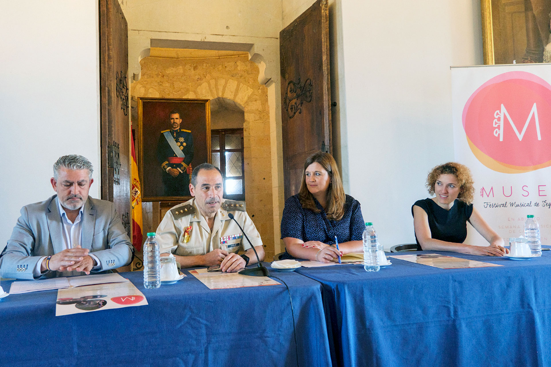 José Mª Bravo, Alejandro Serrano, Clara Martín y la coordinadora Noelia Gómez. / KAMARERO