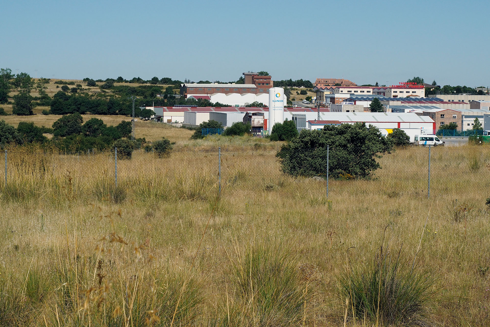 Terreno del futuro polígono de Prado del Hoyo, junto al de Hontoria. / Kamarero