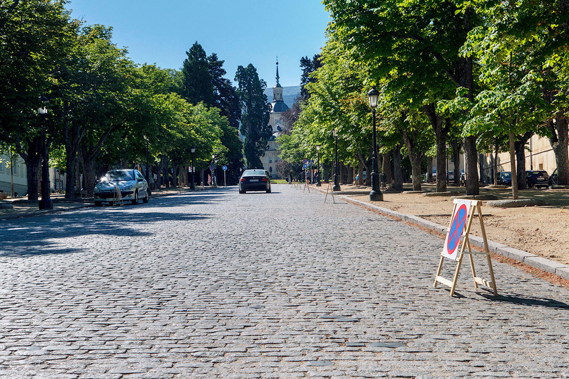 La subdelegada del Gobierno pide evitar desplazamientos a San Ildefonso 1 Preparativos para la Cumbre de la OTAN, en La Granja de San Ildefonso. / KAMARERO