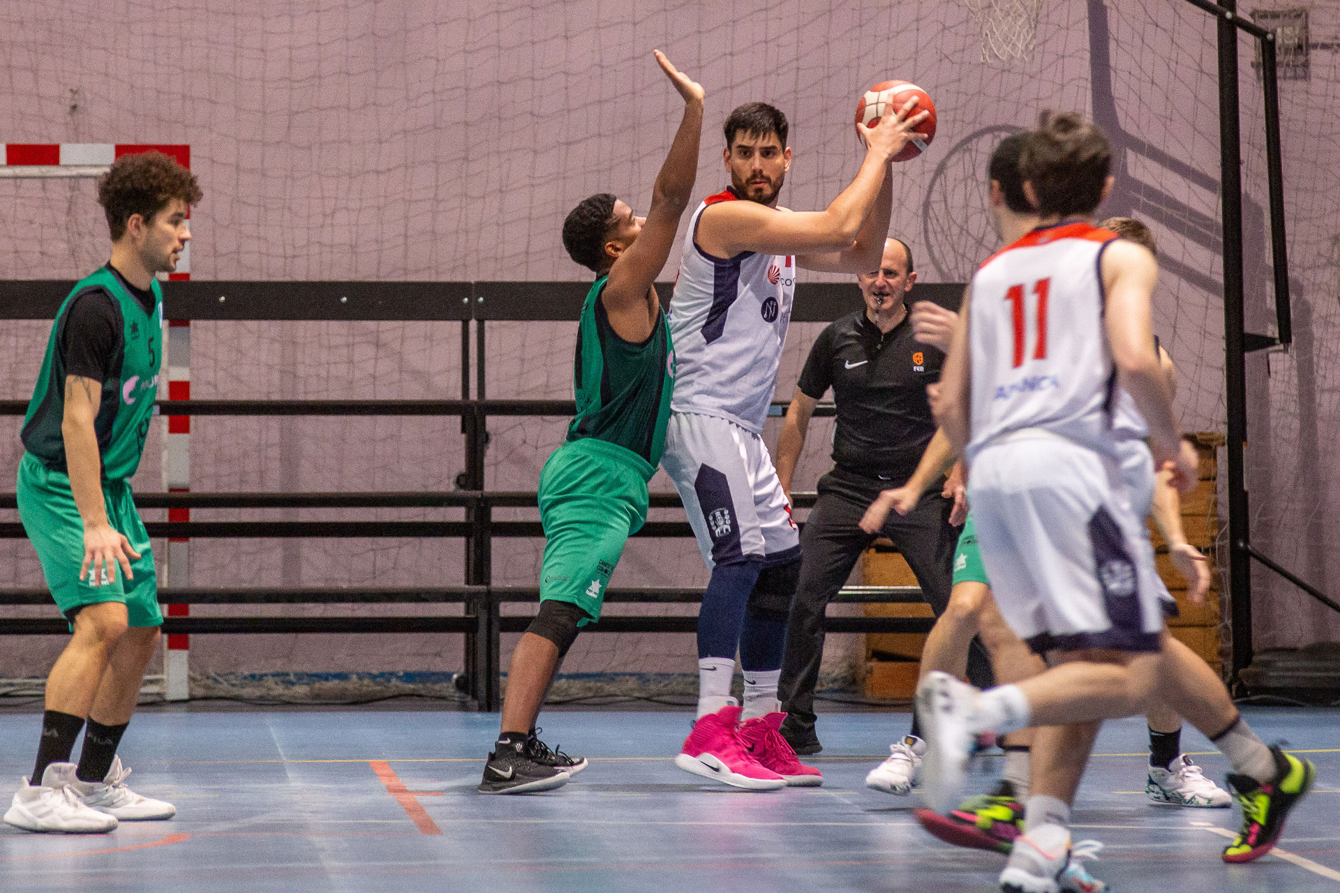 Imagen de un encuentro del CD Claret en Liga EBA./ NEREA LLORENTE