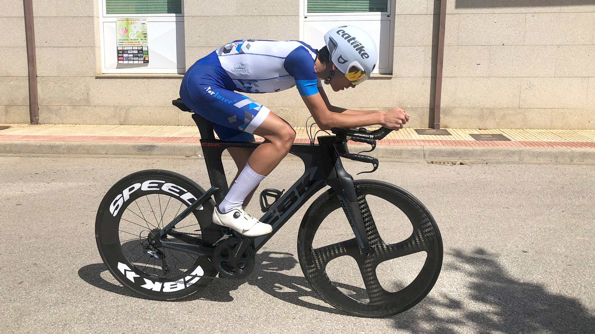 Marco Sánchez Abad, durante la competición./ E.A.