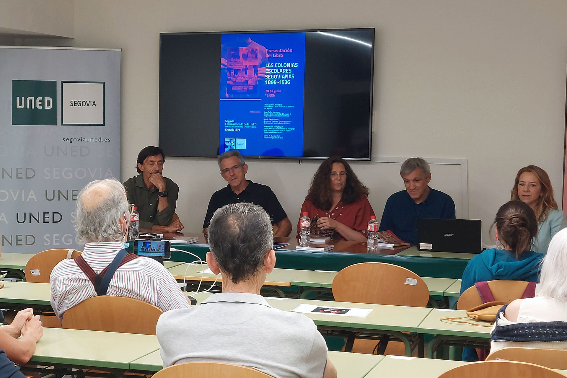 La presentación del libro, en el Foro Social de Segovia