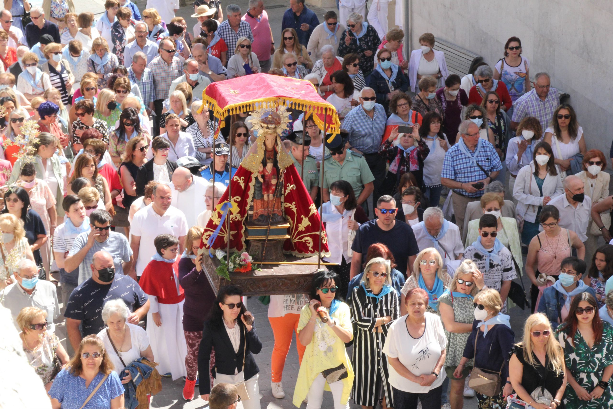La Virgen del Henar vuelve al Santuario. / C.N.