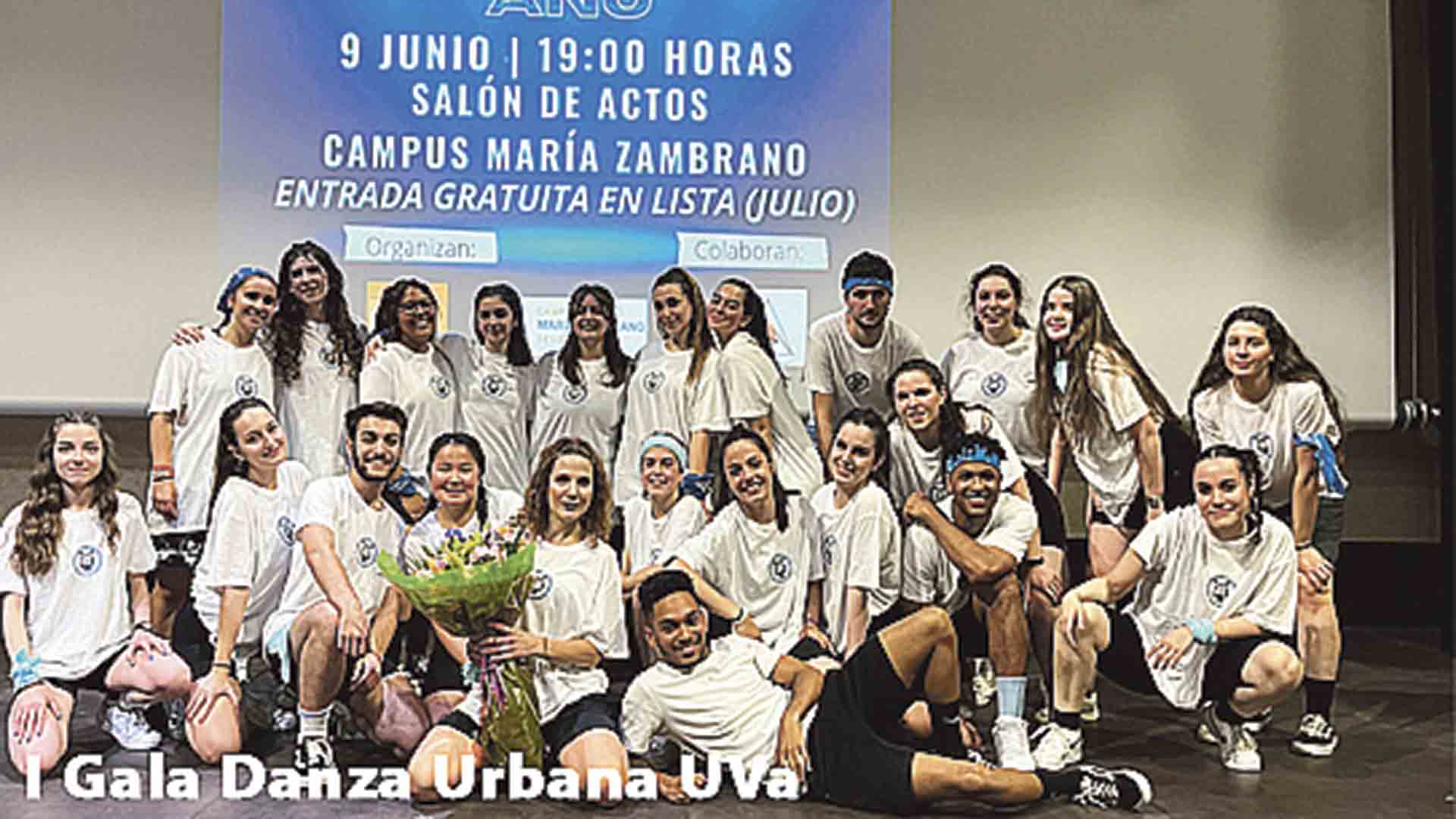 Foto del grupo que actuó en la I Gala de Danza Urbana UVa el pasado 9 de junio.
